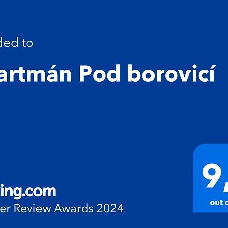 Apartman Pod Borovici Kovalovice Zewnętrze zdjęcie