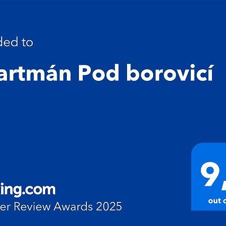 Apartman Pod Borovici Kovalovice Zewnętrze zdjęcie